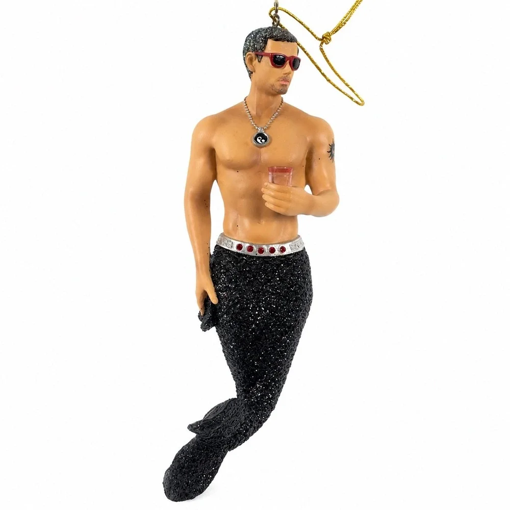 December Diamonds 2014 Yin and Yang Merman Retired Ornament 55-90843 w/Box